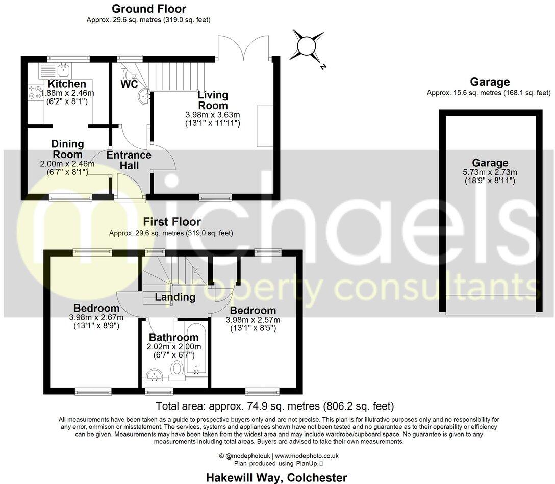 Hakewill Way, Colchester, CO4 floorplan