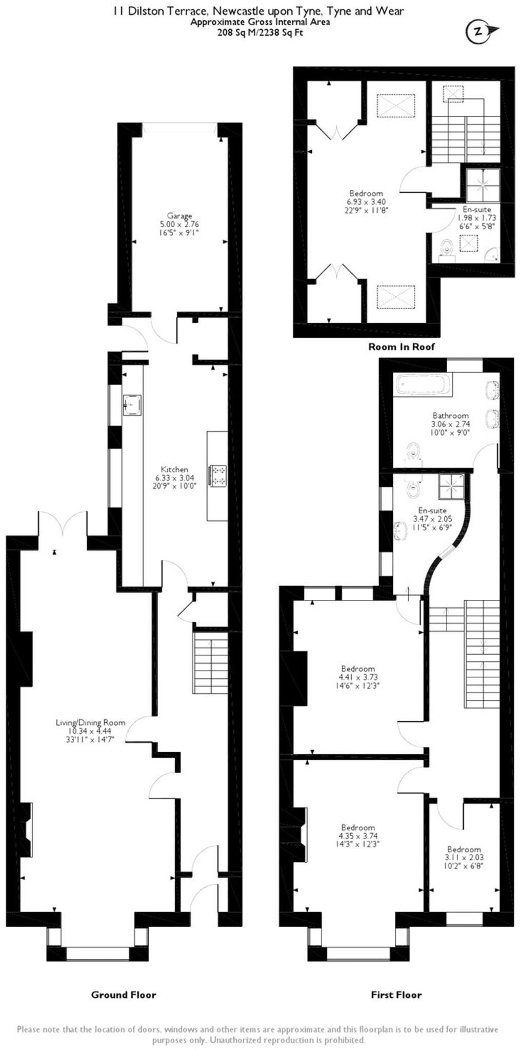 Dilston Terrace, Gosforth, NE3 floorplan