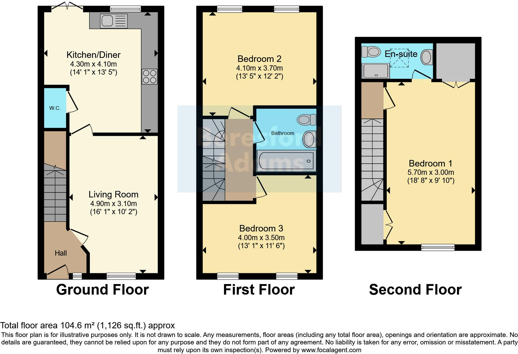 Gwel Y Llan, Caernarfon, Gwynedd, LL55 floorplan