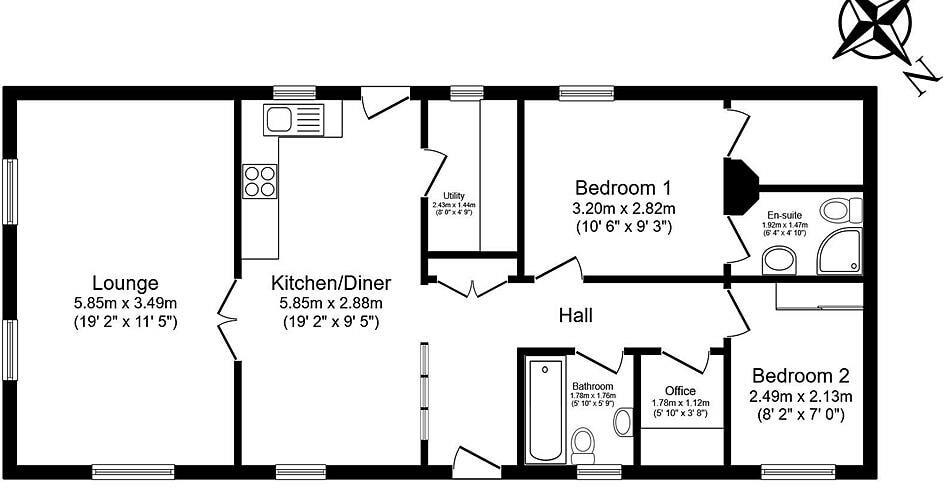 Rhododendron Close, Herne Bay, CT6 6FD floorplan