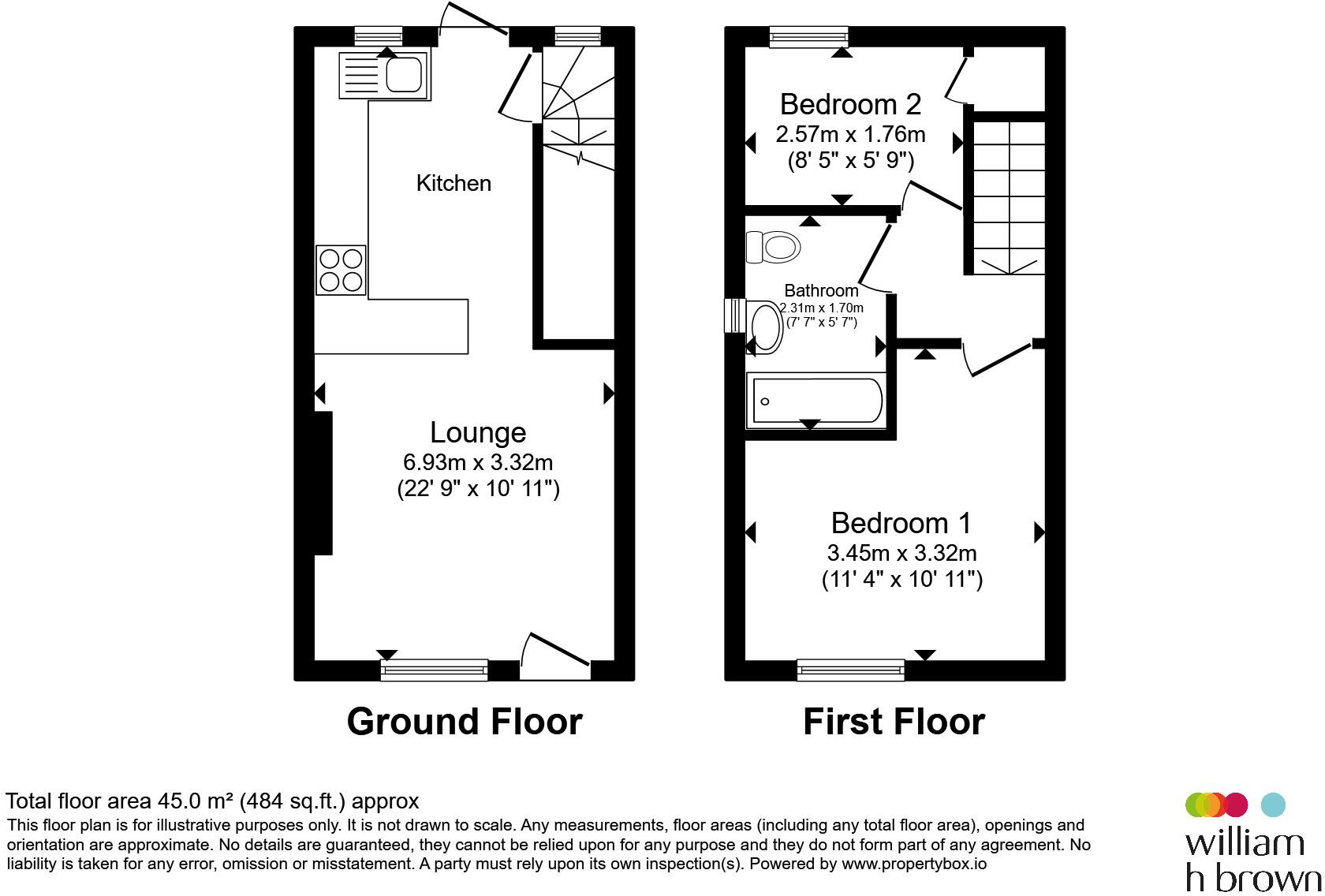 Long Row, Newark floorplan