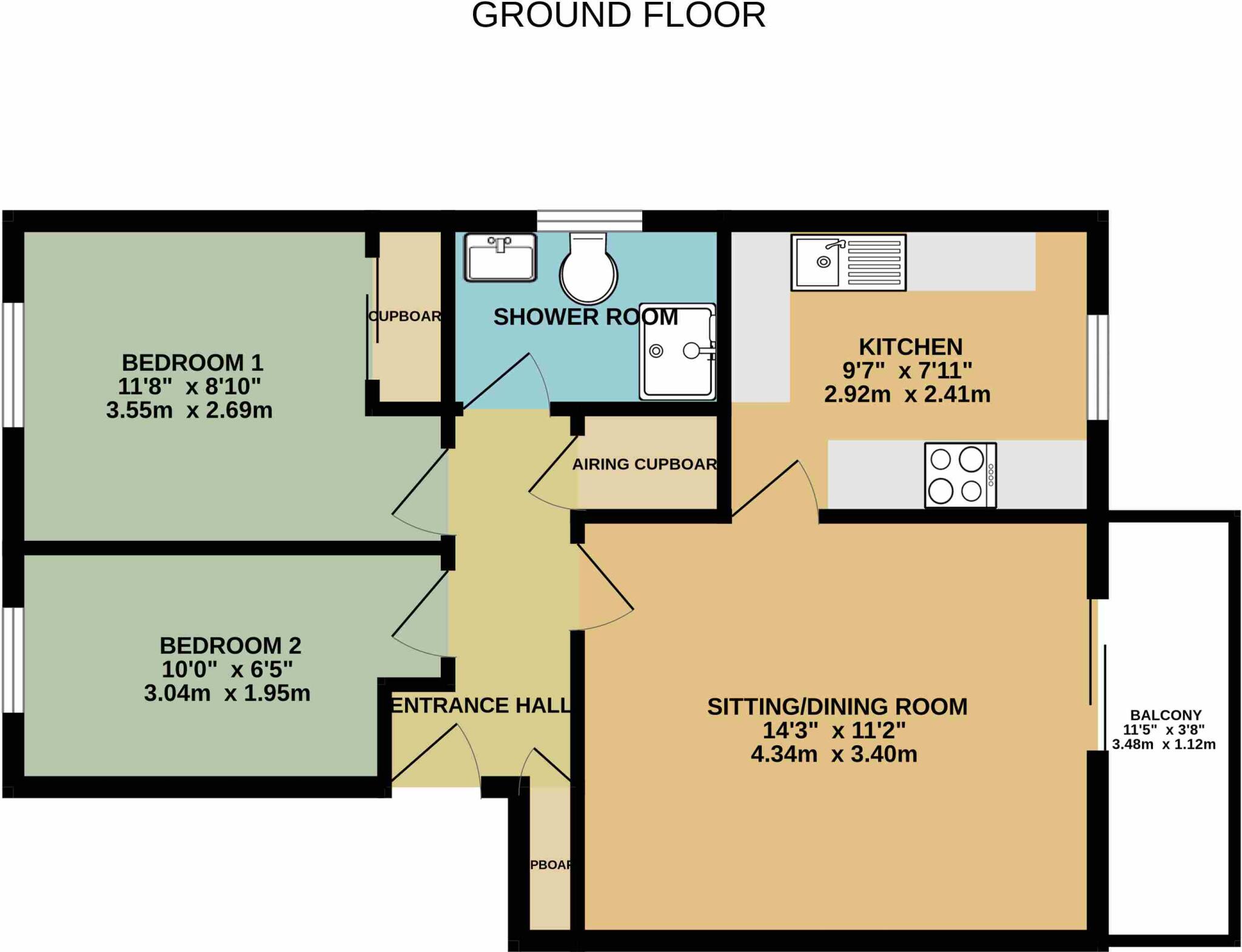 The Limes, Halesworth floorplan