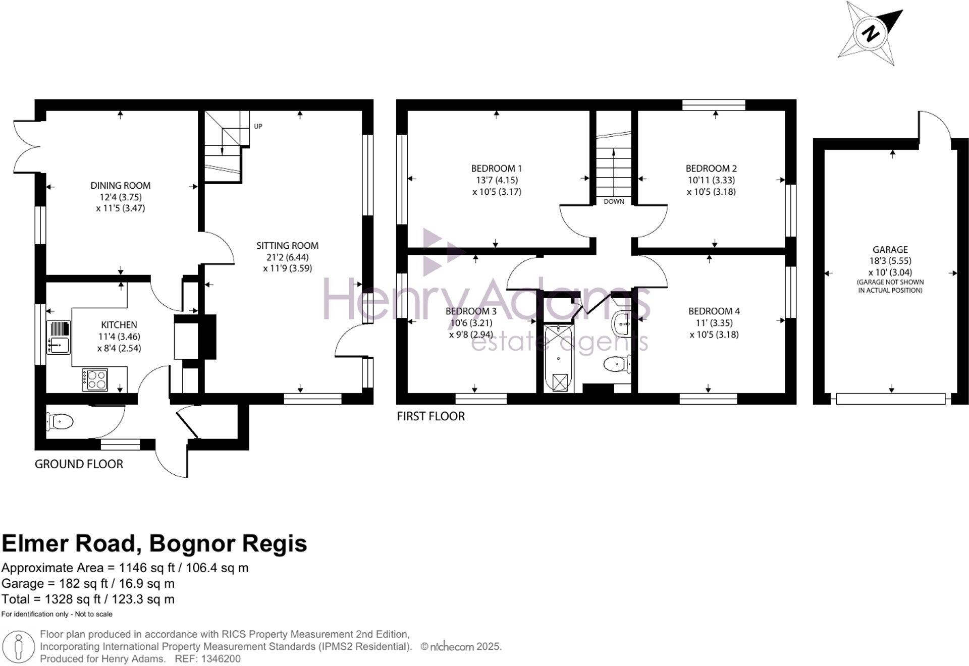 72 Elmer Road, Bognor Regis, PO22 floorplan
