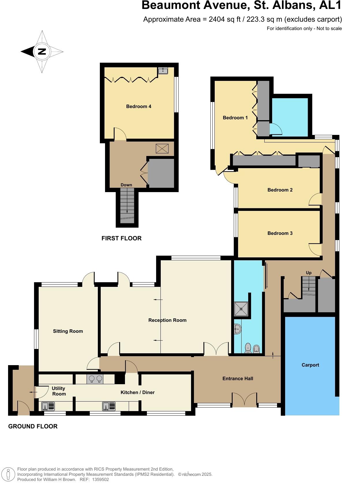 Beaumont Avenue, St. Albans floorplan