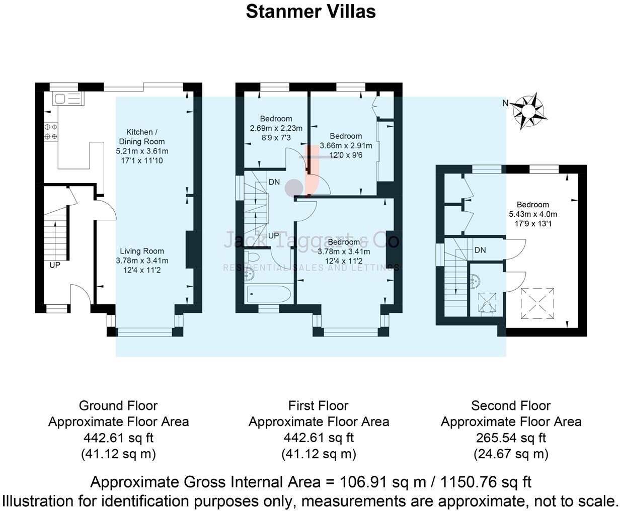 Stanmer Villas, Brighton floorplan