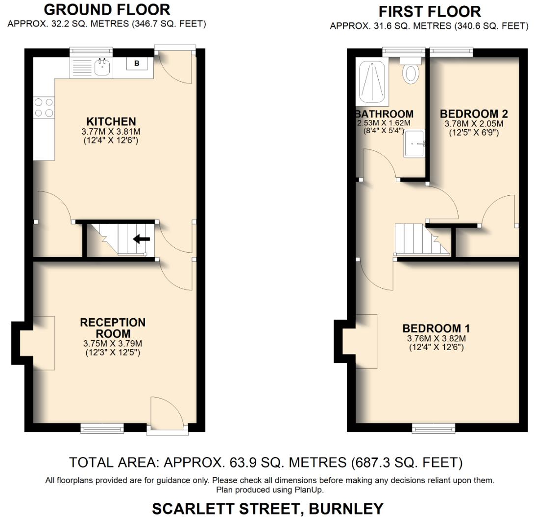 Scarlett Street, Burnley floorplan