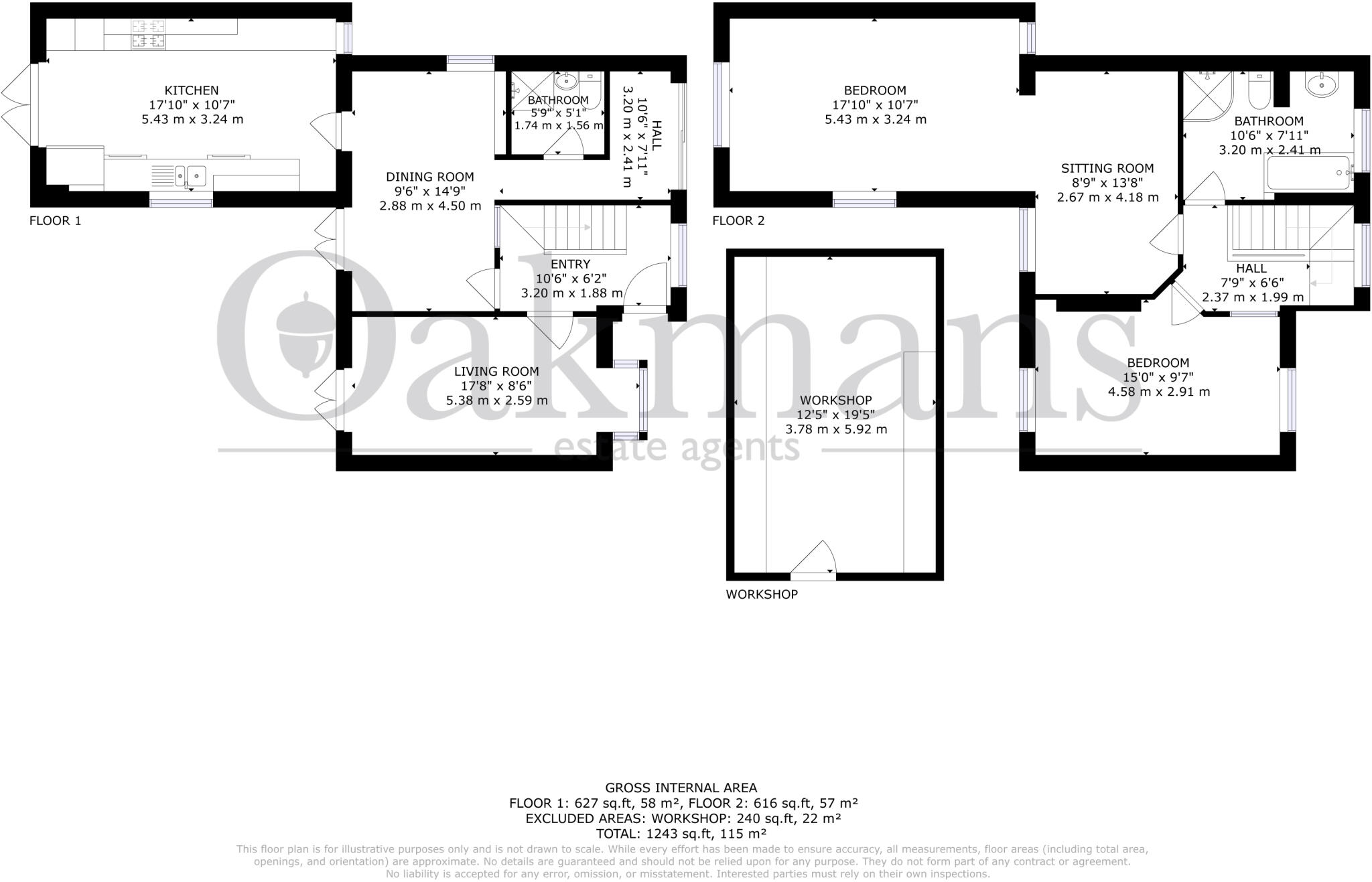 Frankley Green, Birmingham, B32 floorplan