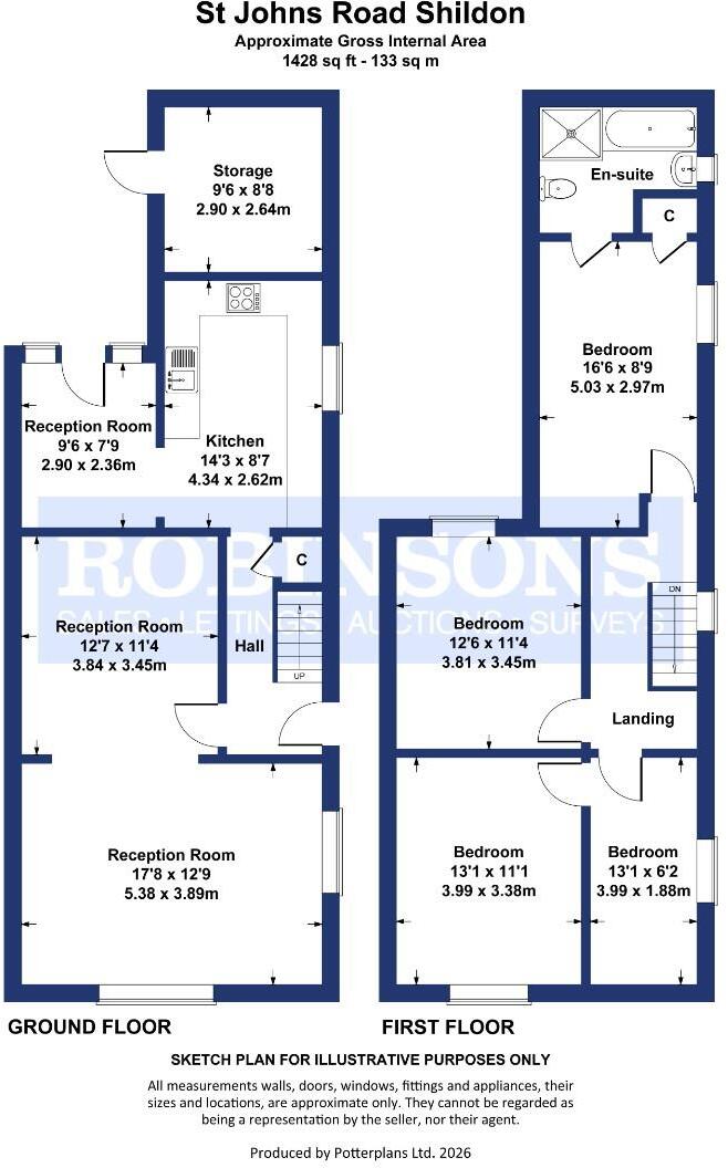 St. Johns Road, Shildon floorplan