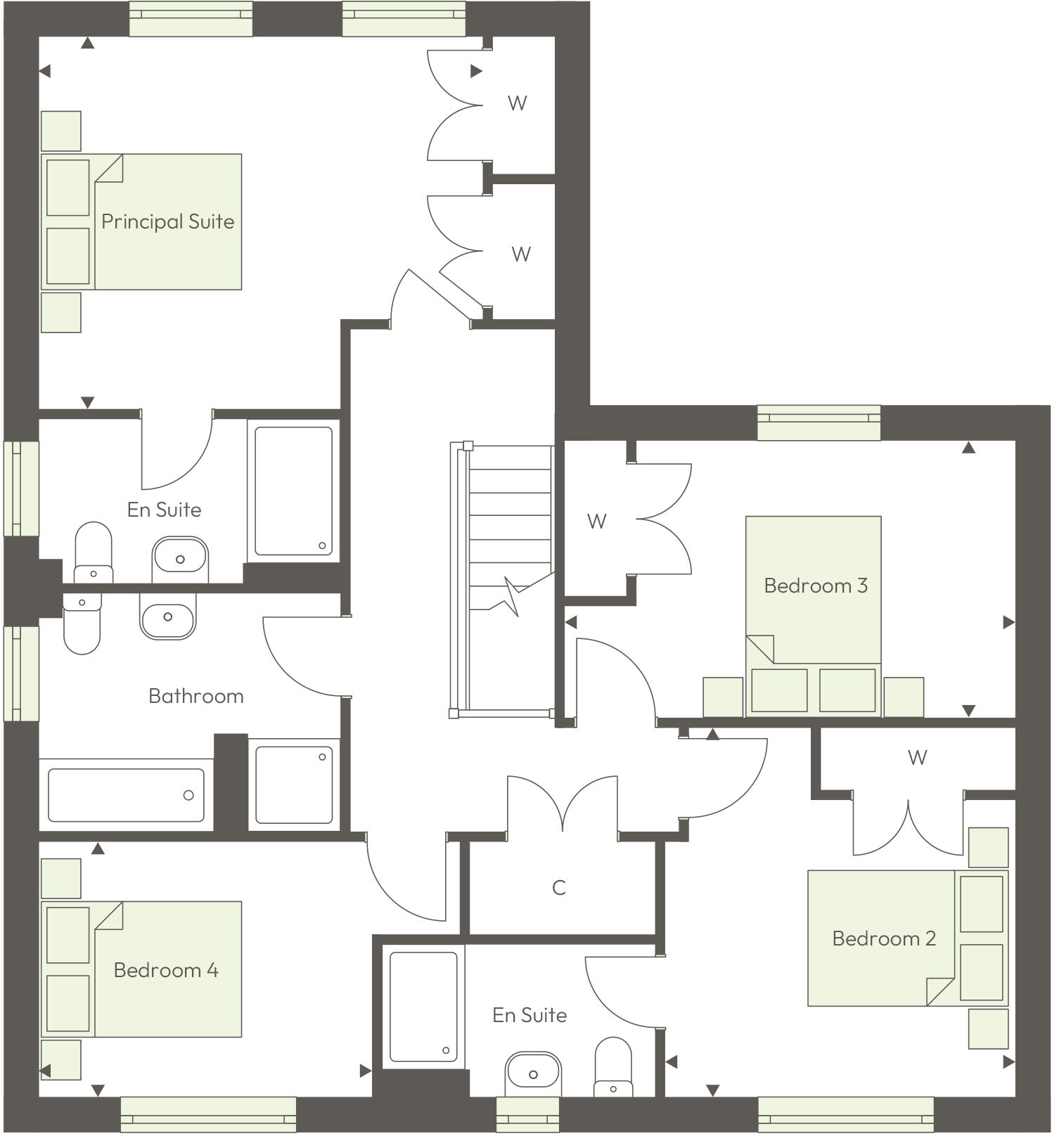 The Fulbrook at The Buttercups, The Street, Coaley, Dursley, Gloucestershire, GL11 floorplan