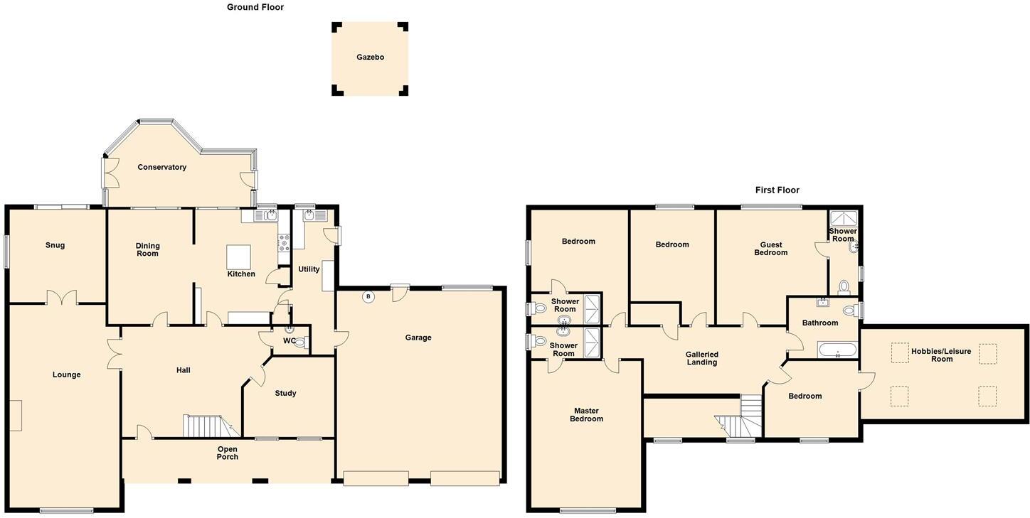 Honeysuckle Lane, Colwyn Bay floorplan