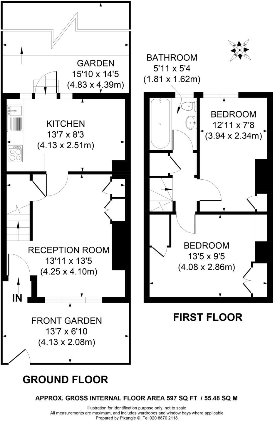 Derinton Road, London, SW17 floorplan