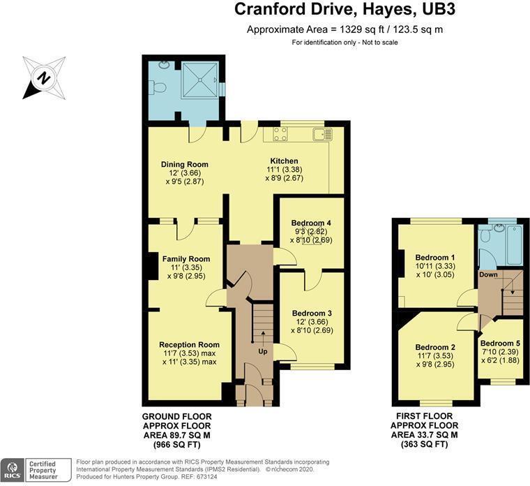 Cranford Drive, Hayes, Middlesex, UB3 4LB floorplan