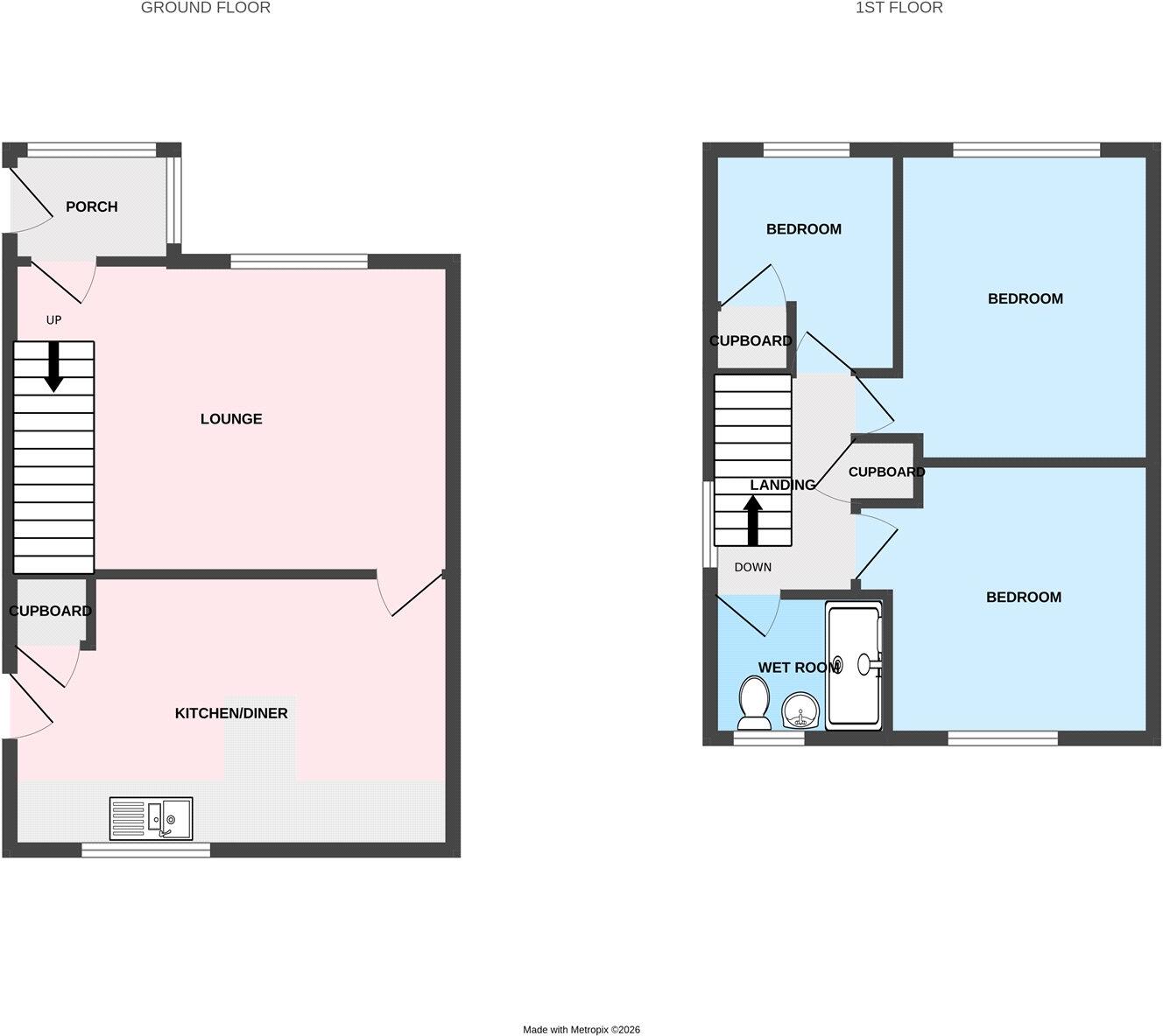 Sunnybank Road, Off Sutton Road, Shrewsbury, Shropshire, SY2 floorplan