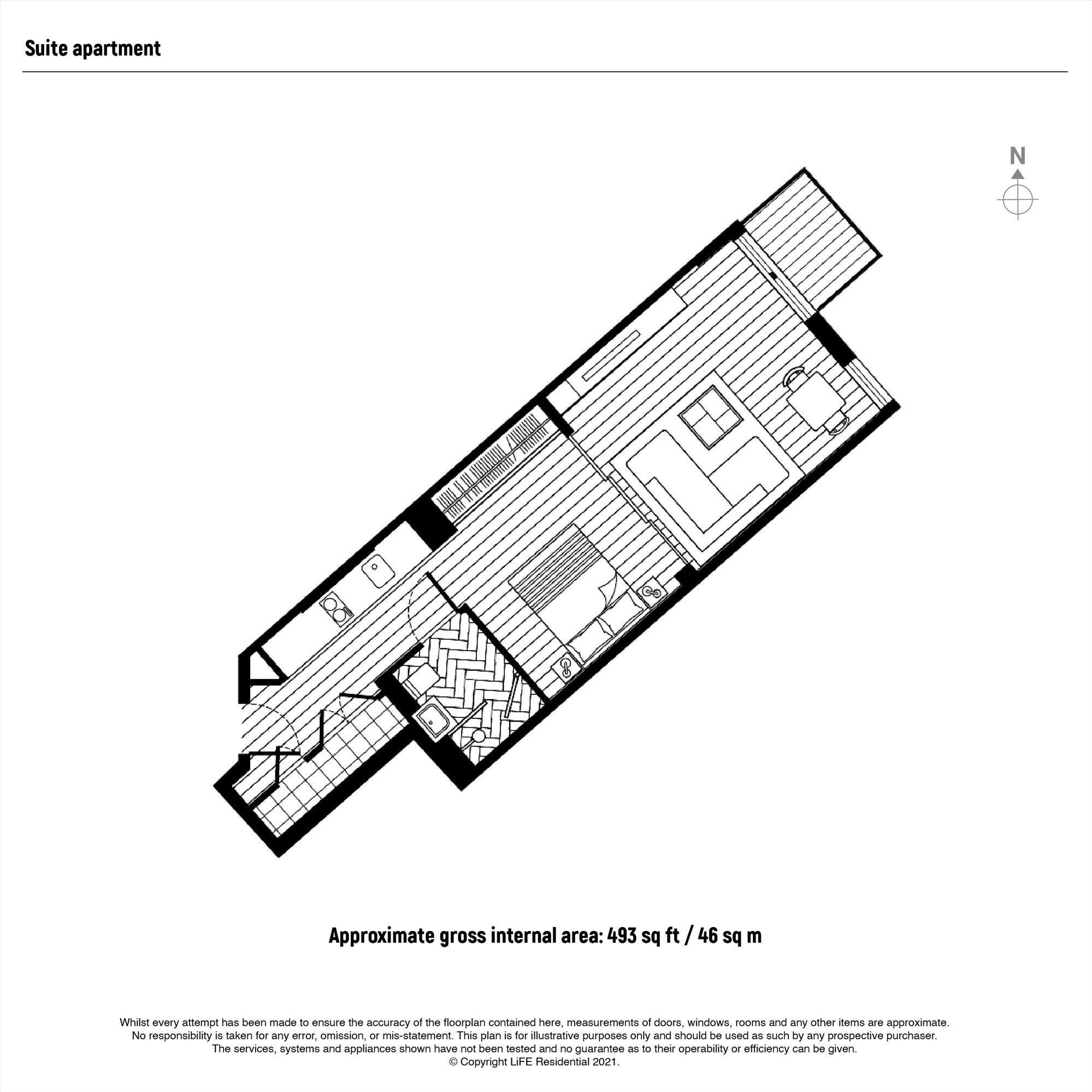 Hewett Street, Shoreditch floorplan