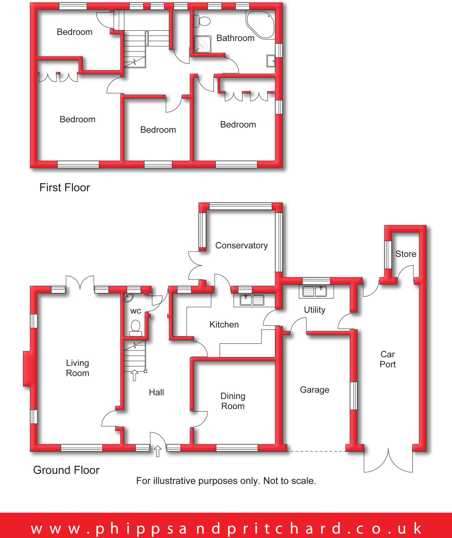 St. Bartholomews Road, Stourport-on-Severn, Worcestershire floorplan