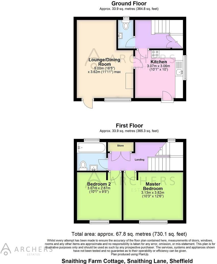 Snaithing Lane, Ranmoor, Sheffield floorplan