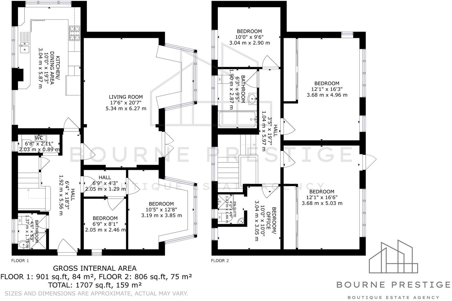 7 Bodorgan Road, Meyrick Park, Bournemouth floorplan