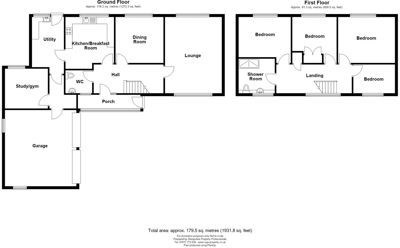 Chapel Hill, Bicton Heath, Shrewsbury floorplan