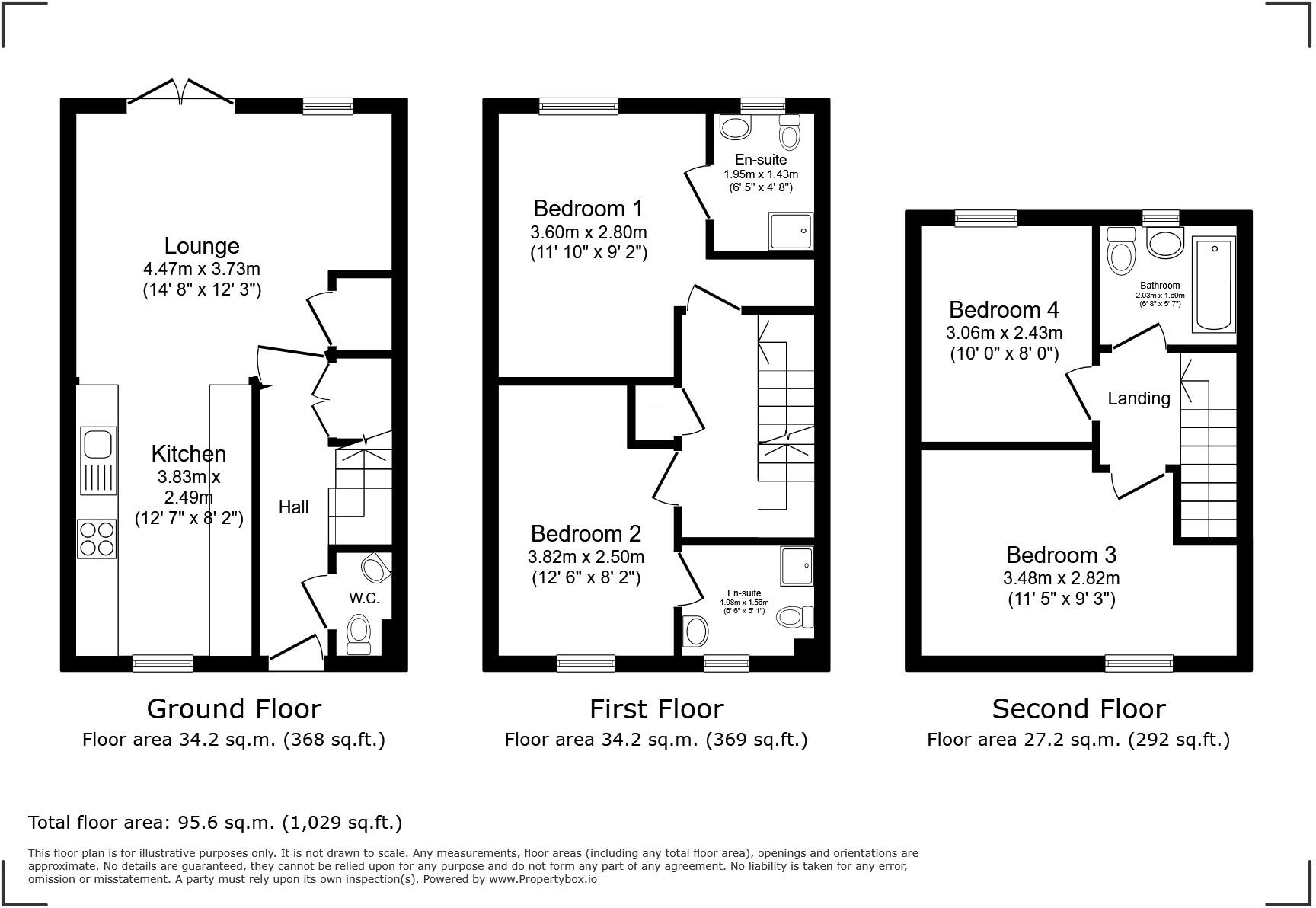 Northfield Square, Witney, Oxfordshire floorplan