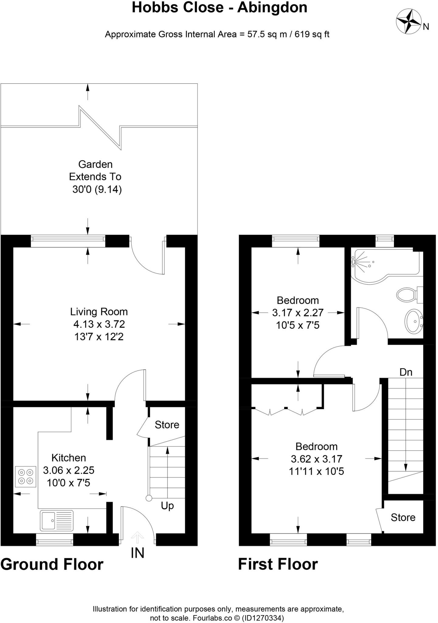 Hobbs Close, Abingdon, OX14 floorplan