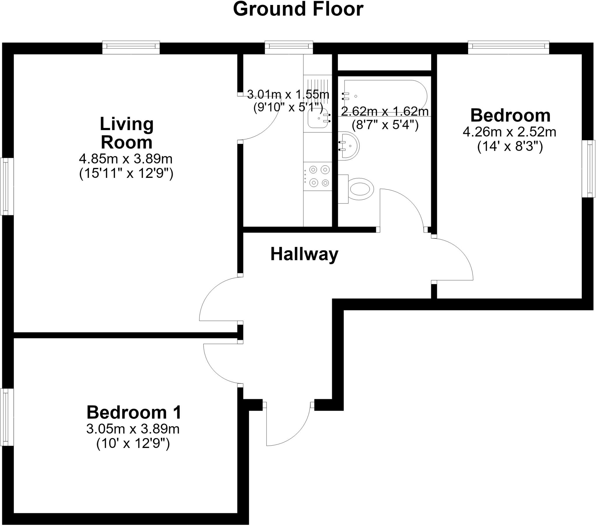 Sir John Moore Avenue Hythe CT21 floorplan