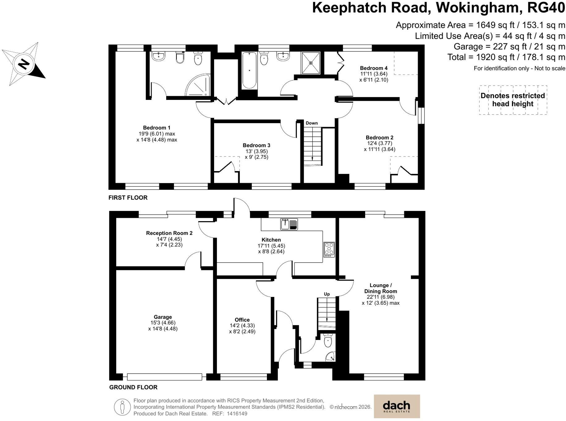 Keephatch Road, Wokingham, RG40 floorplan