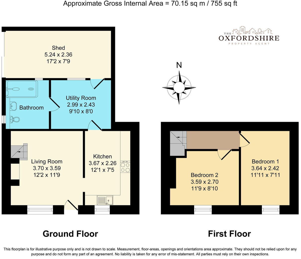 Farm Lane, Crawley, Witney, OX29 9TL floorplan