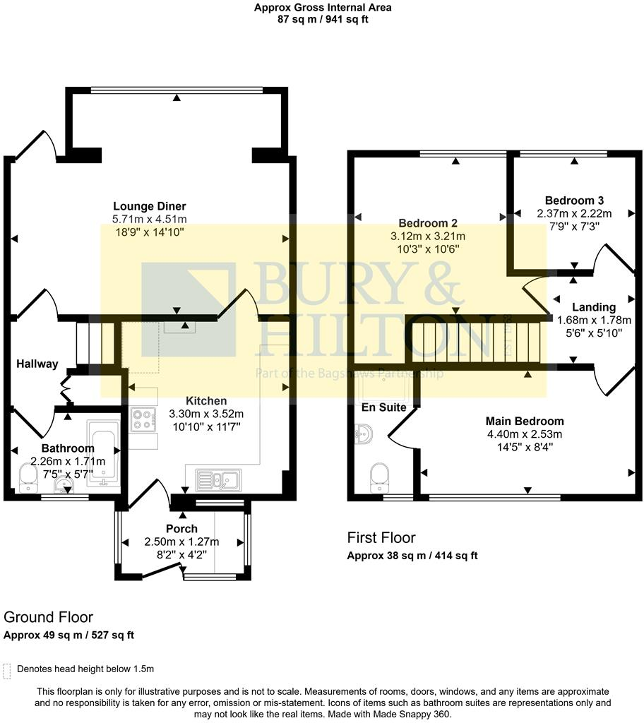 Ashbourne Road, Buxton floorplan