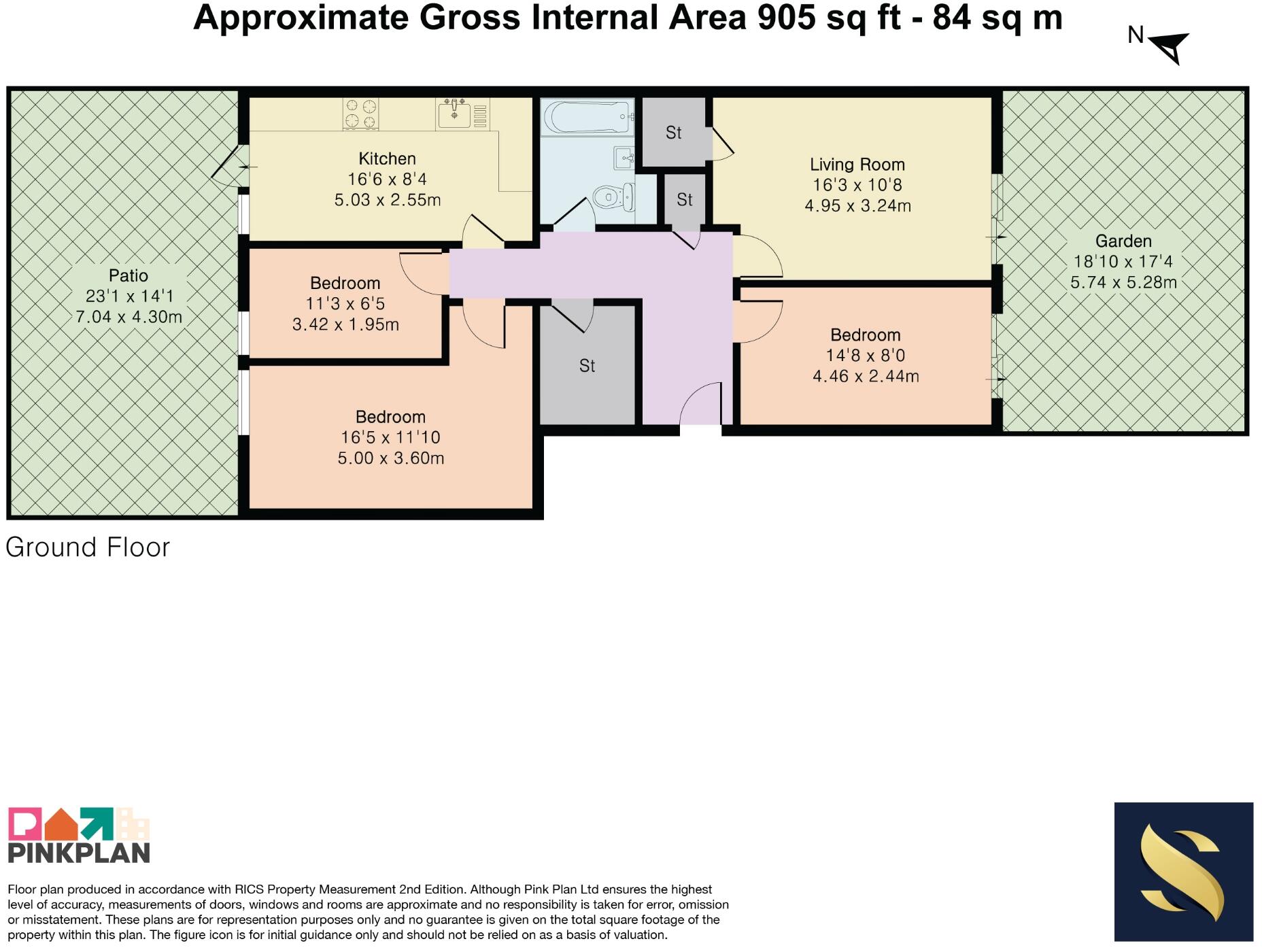 Salisbury Walk, London, N19 floorplan