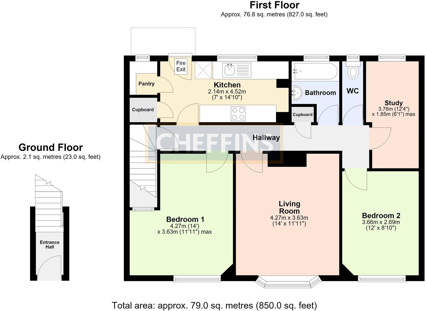 The Broadway, Cambridge floorplan