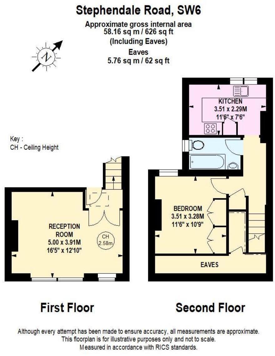 Stephendale Road, London, SW6 floorplan