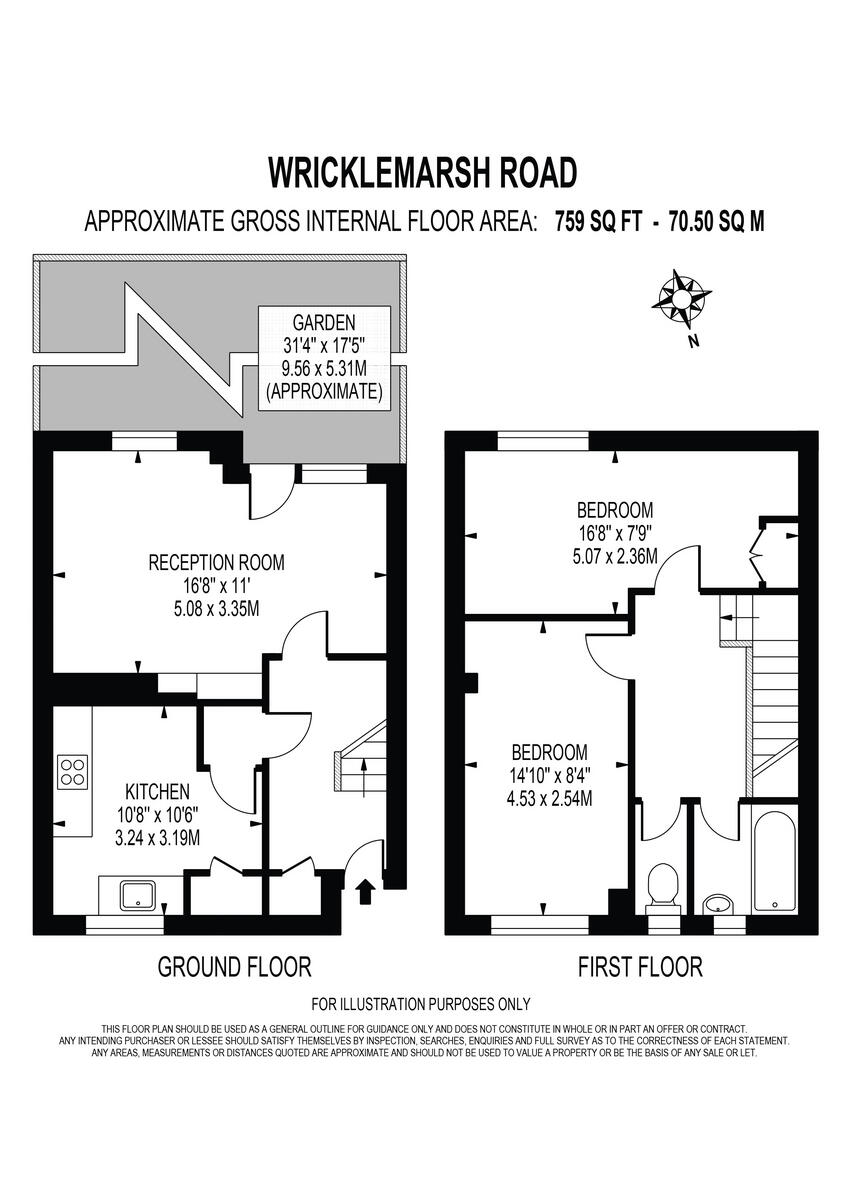Wricklemarsh Road, London floorplan