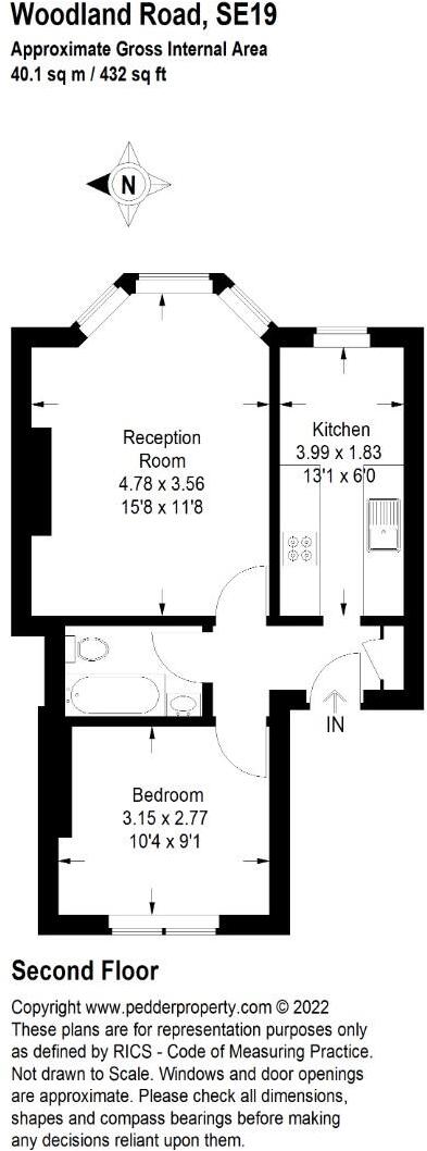 Woodland Road, Crystal Palace, London, SE19 floorplan