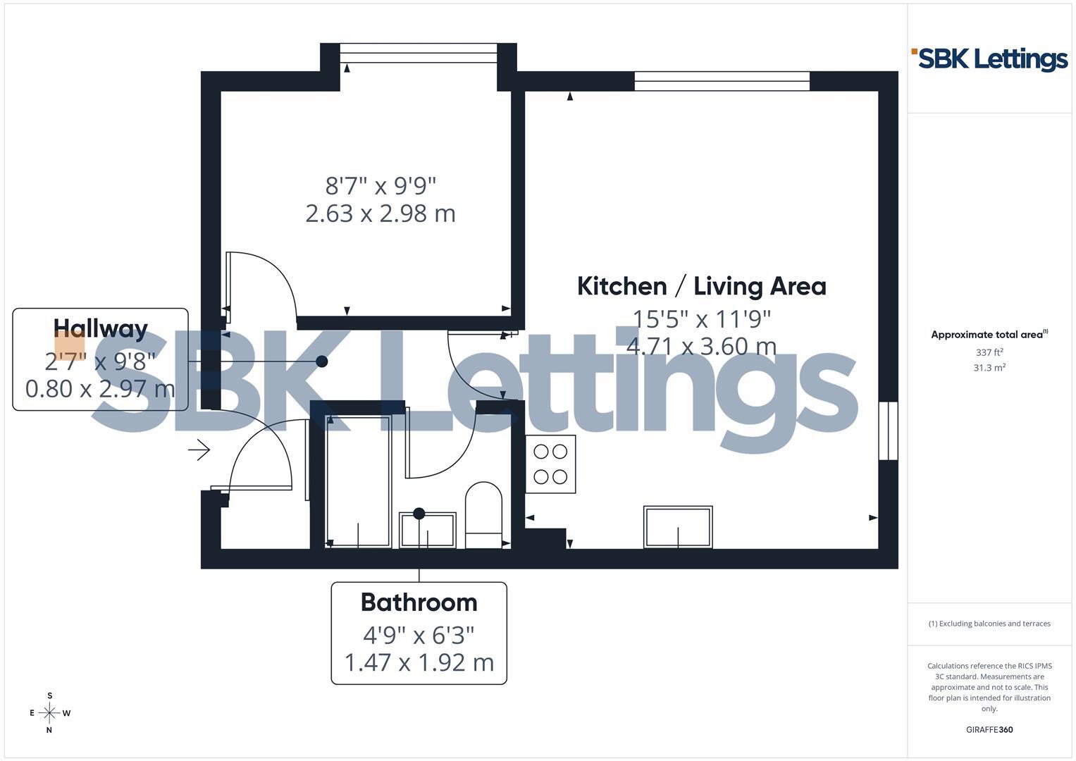 St. Philips Drive, Evesham floorplan