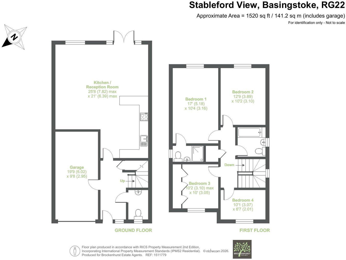 Stableford View, Basingstoke RG22 4FA floorplan