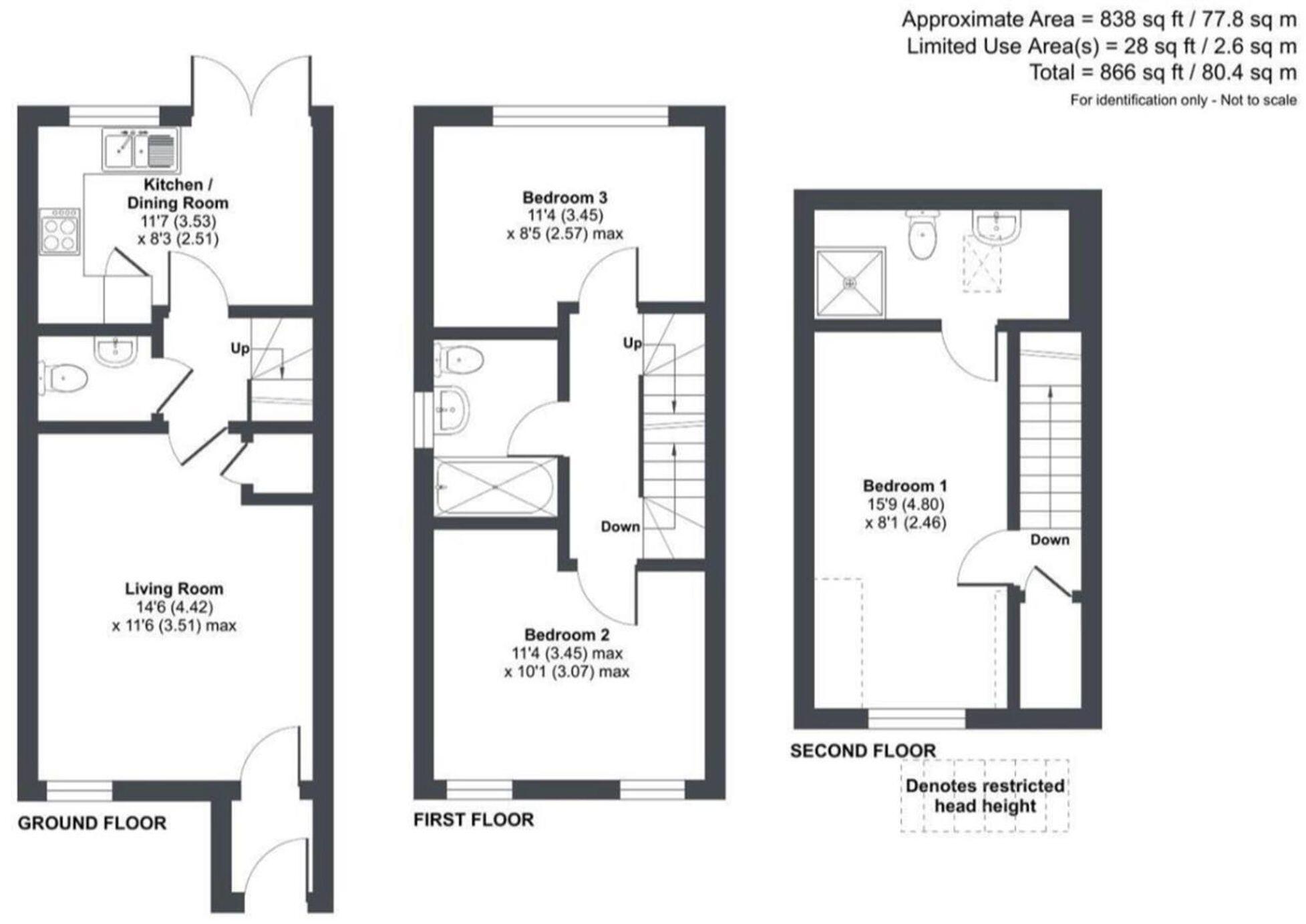 Hyns An Vownder, Lane, TR8 floorplan