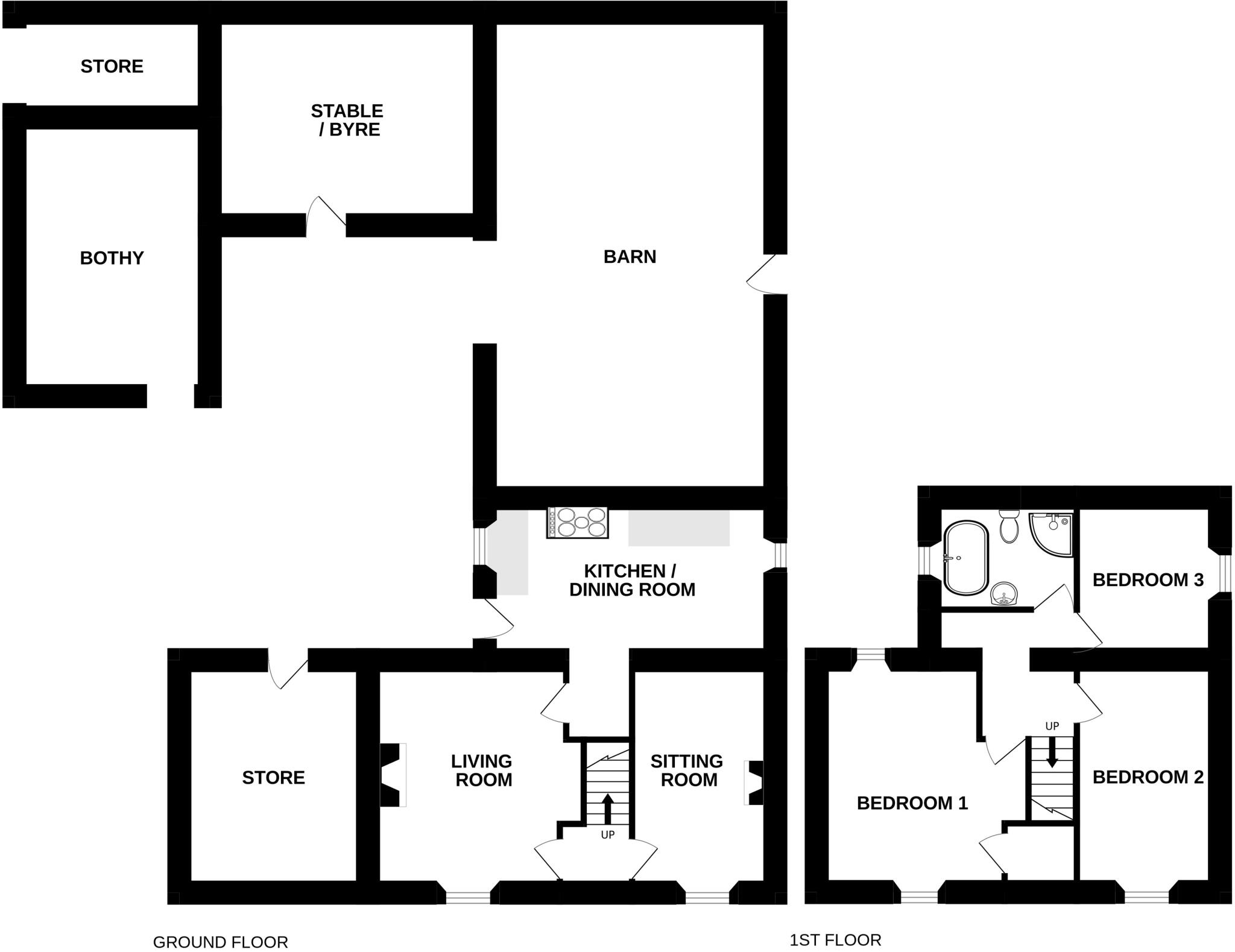 The Laithes, Keld, Shap, Cumbria floorplan