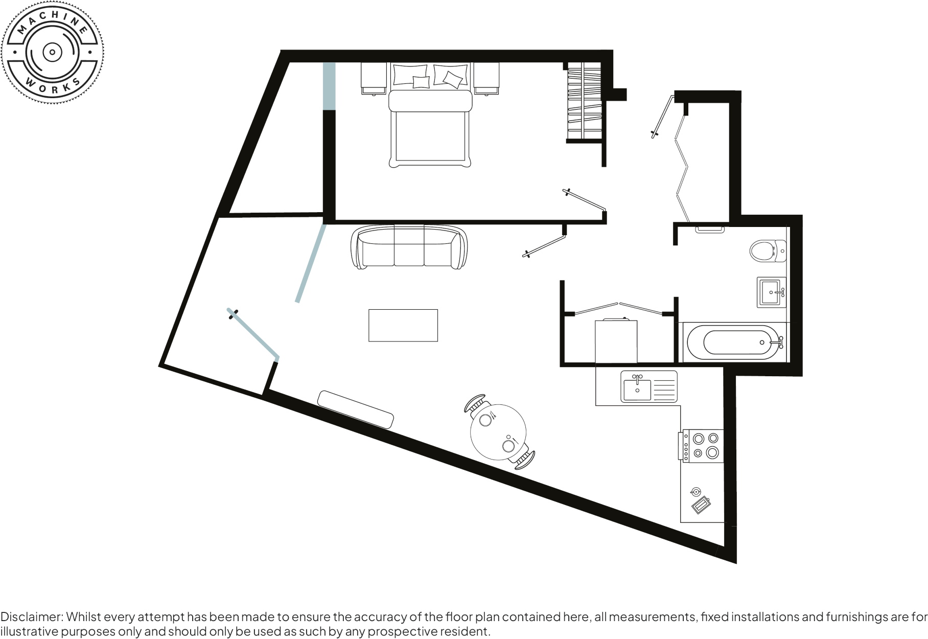 Flat 67, Machine Works House, Hayes, Middlesex, UB3 floorplan