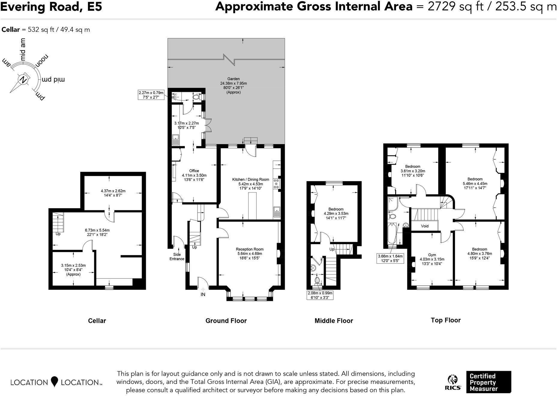 Evering Road, London, E5 floorplan