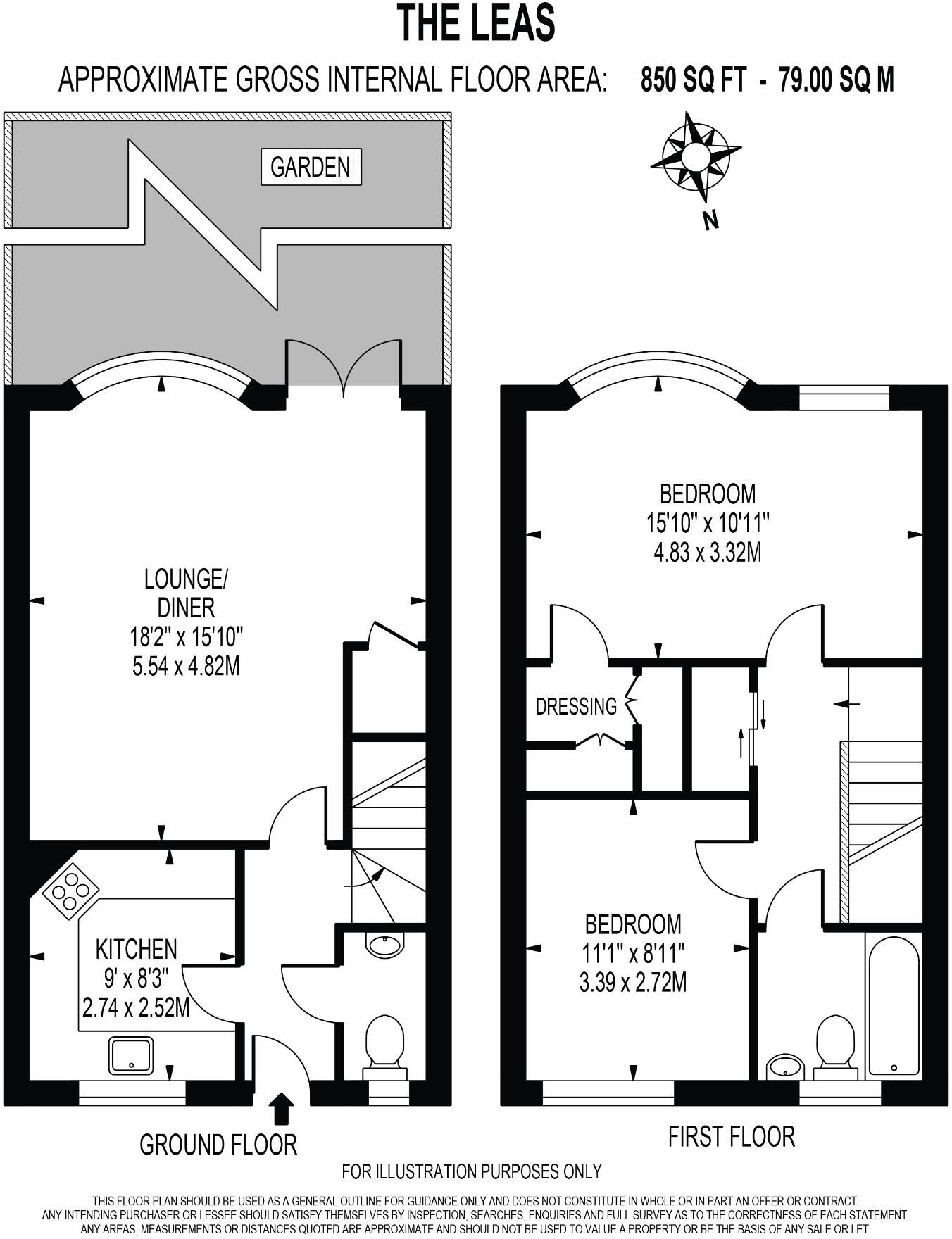 The Leas, Littlehampton, West Sussex, BN16 floorplan