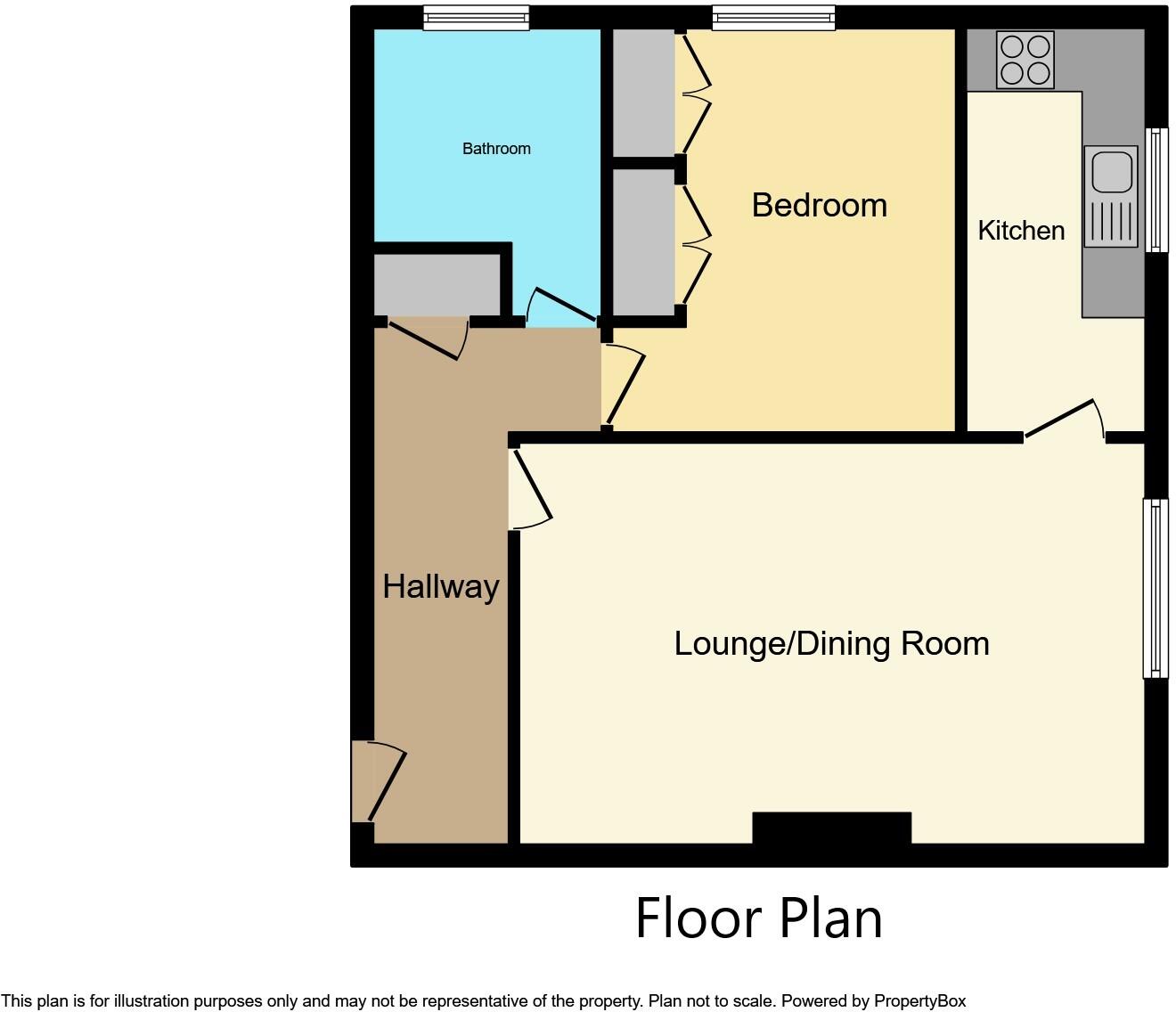 9A Stafford Close, Bulkington, Bedworth, Warwickshire CV12 9QX floorplan