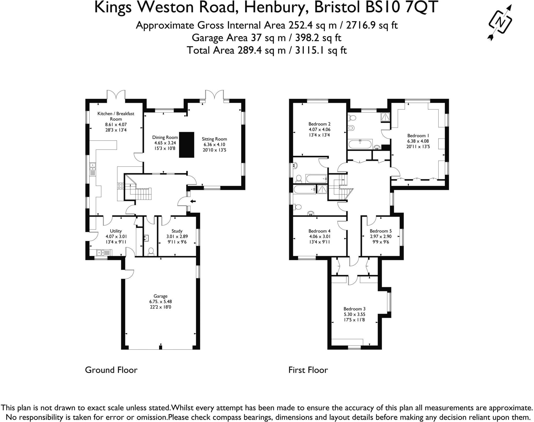 Kings Weston Road | Henbury floorplan