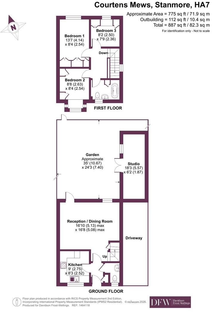 Courtens Mews, Stanmore, HA7 floorplan