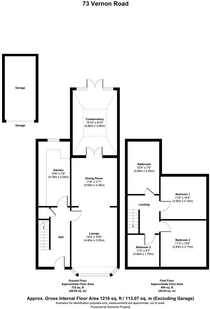 Vernon Road, Worsbrough, Barnsley floorplan