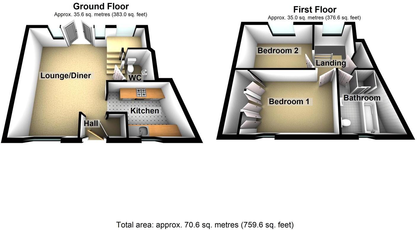 Monarch Close, Market Harborough floorplan
