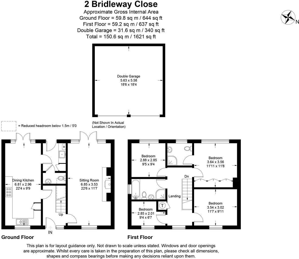 2 Bridleway Close, Nocton, Lincoln floorplan