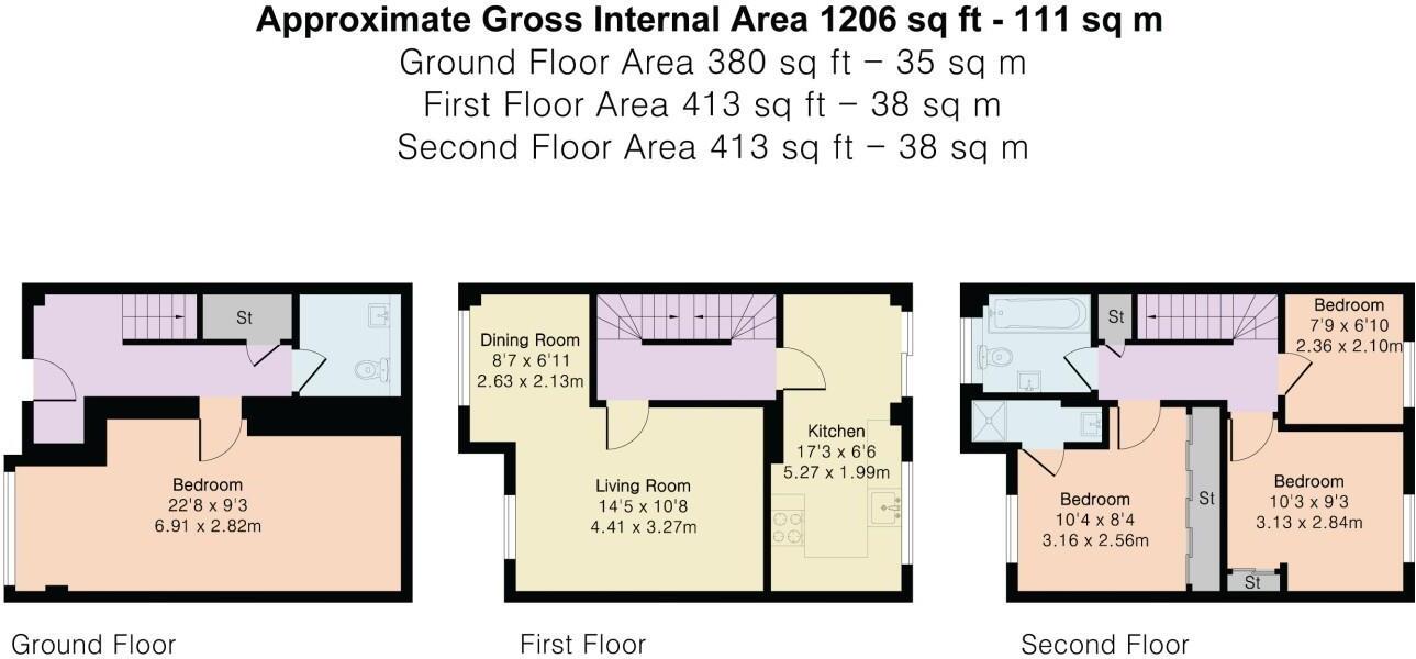 Oakfield Close, Potters Bar floorplan