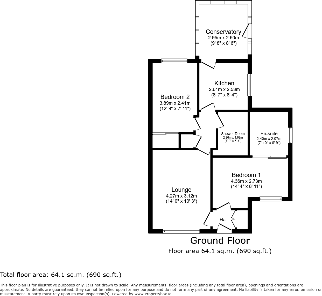 Botany Close, Heywood floorplan