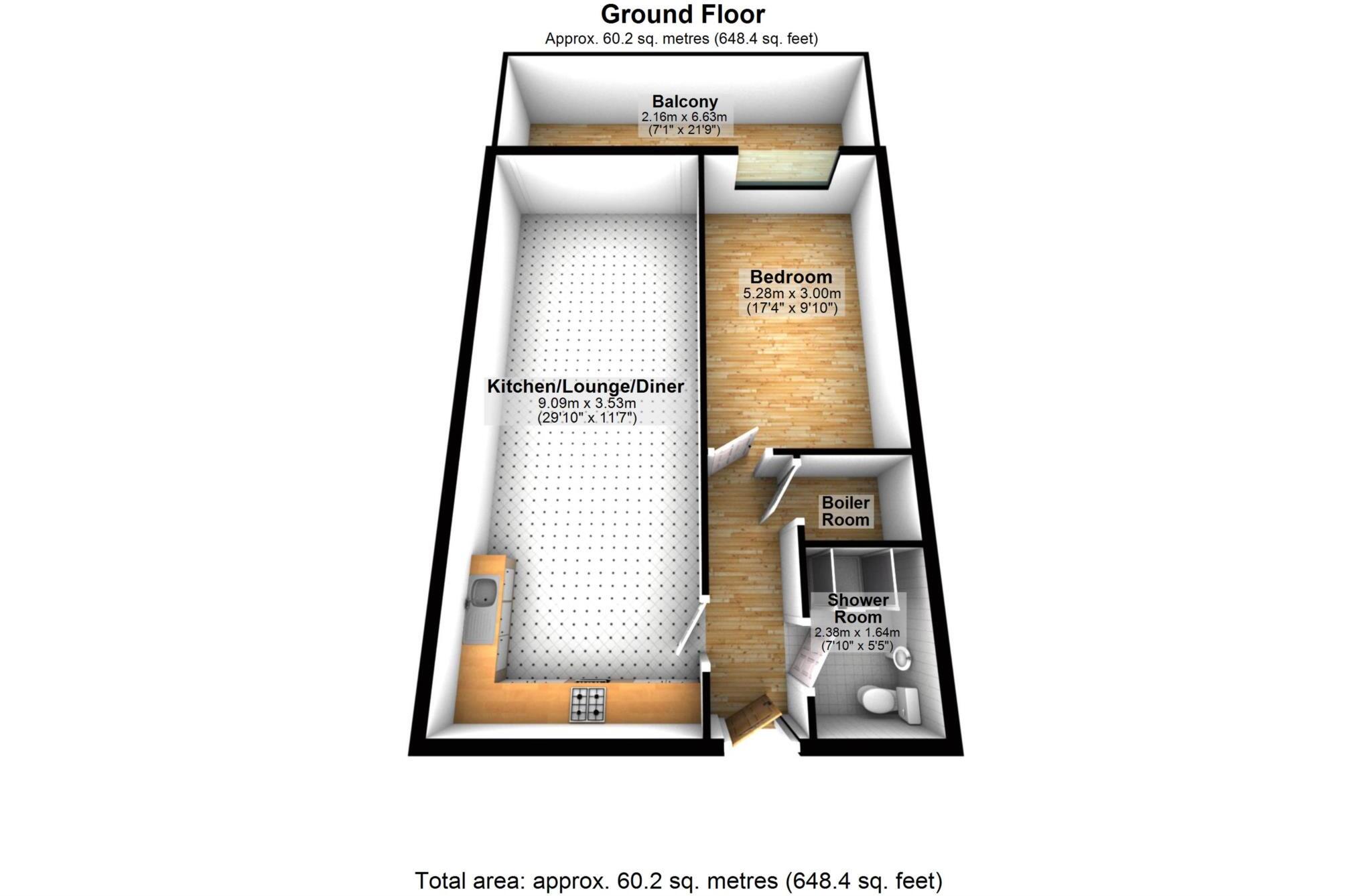 Holden Mill, Bolton floorplan