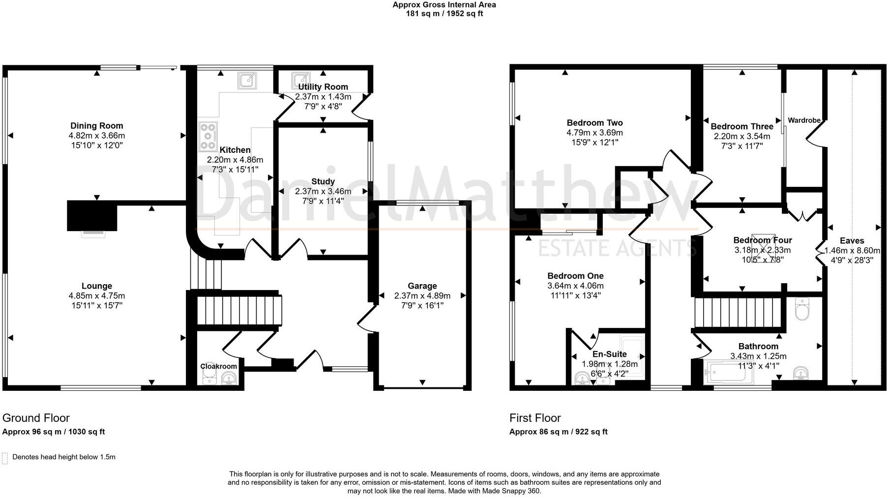 Ger-Y-Sedd, Brackla, CF31 floorplan